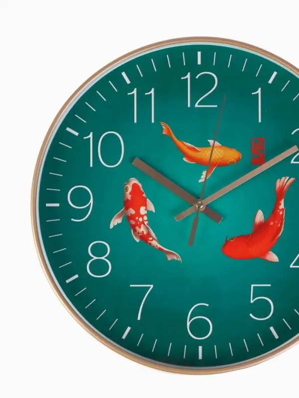 УЦЕНКА Часы настенные интерьерные &laquo;Рыбки&raquo;, плавный ход, d=30 см