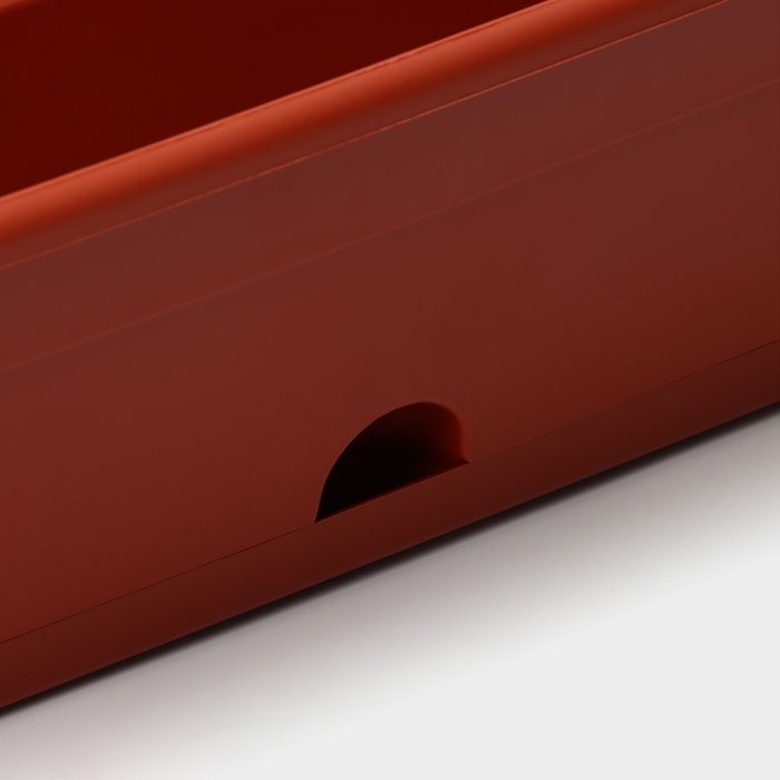 Ящик балконный для цветов, 12 л, 60 см, цвет терракотовый Ящик балконный для цветов, 12 л, 60 см, цвет терракотовый