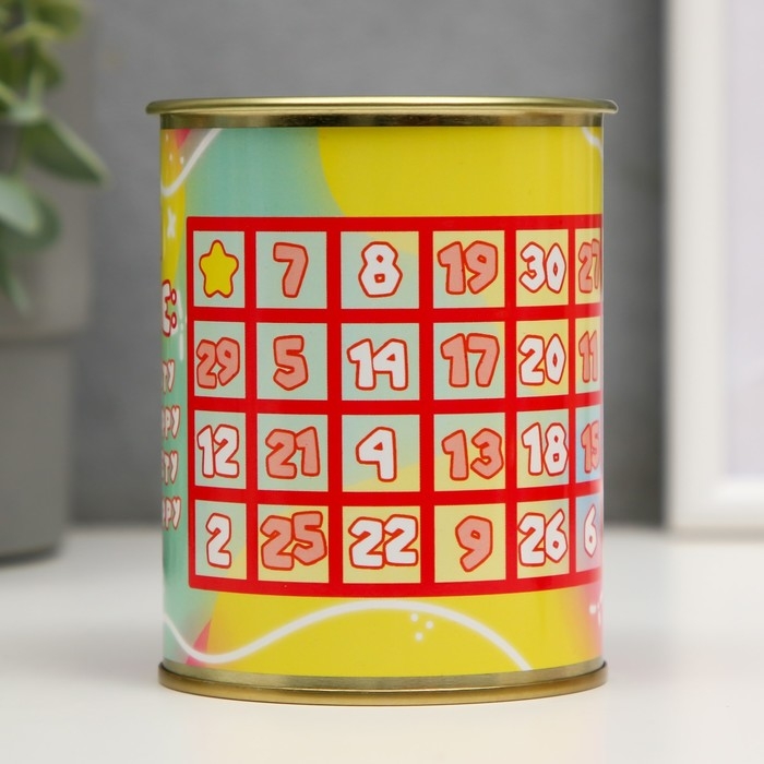 Копилка-банка металл Копилка-банка металл "Накопи по схеме"