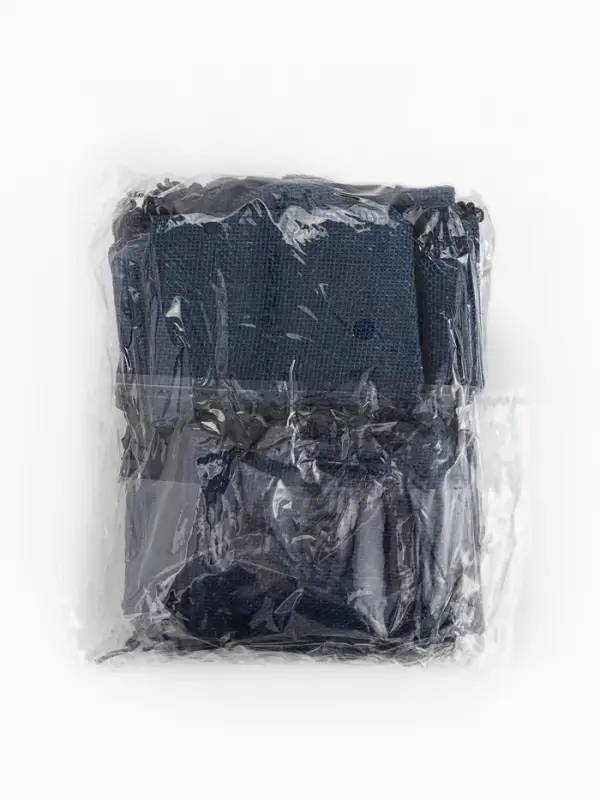 Мешочек подарочный &laquo;Льняной&raquo; 7&times;9, синий