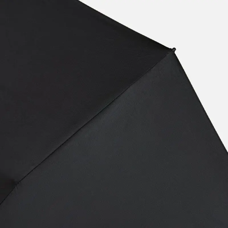 Зонт складной Skymate с УФ-защитой и ручкой-карабином, черный