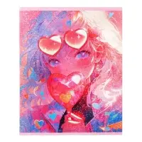 Набор тетрадей, 48 листов в клетку, Calligrata &laquo;В розовых очках&raquo;, серые листы, 5 штук