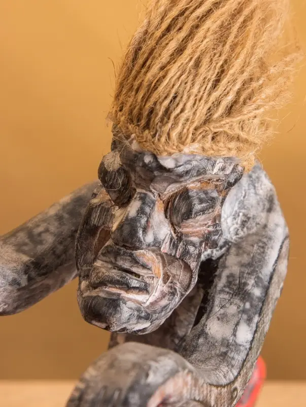 Сувенир Сувенир "Абориген байкер" дерево, 35х15х30 см