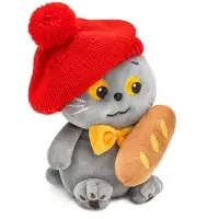 Мягкая игрушка &laquo;Кот Басик. Бонжур&raquo;, 16 см