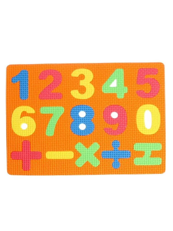Коврик-пазл &laquo;Яркие цифры&raquo;, цвета МИКС