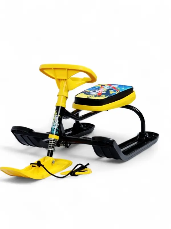 Снегокат &laquo;Тимка спорт 2+&raquo; winter sport, жёлтый, чёрный, ТС2+/WS Nika Kids