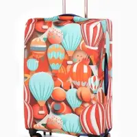 Чехол для чемодана &laquo;Воздушные шары&raquo;, 24", разноцветный