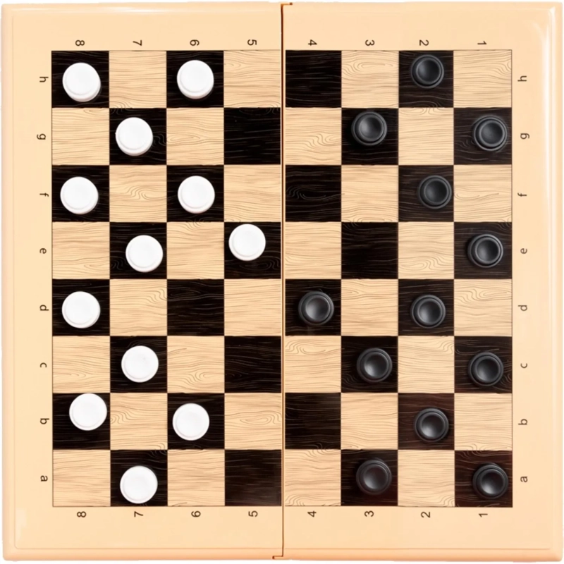 Настольная игра Шашки-Шахматы-Нарды (бол, беж),   03893