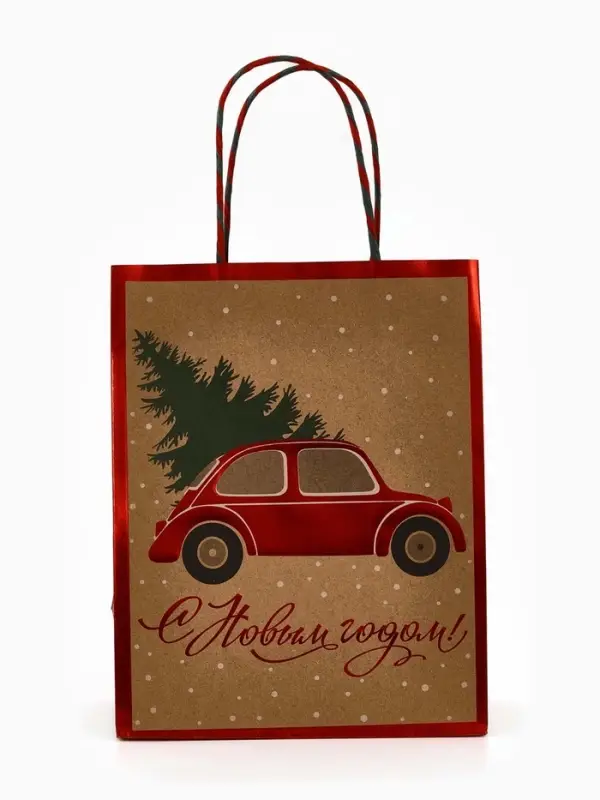 Набор подарочных пакетов &laquo;Подарок&raquo;, 3 шт,  25&times;4&times;30.5 см, 30&times;40&times;11,5 см, 18&times;23&times;10 см