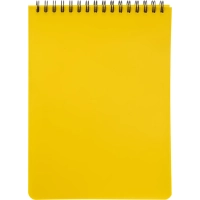 Блокнот А5,60л,кл,спир,пласт.обл,тонир.бл. Attache Bright colours Желтый