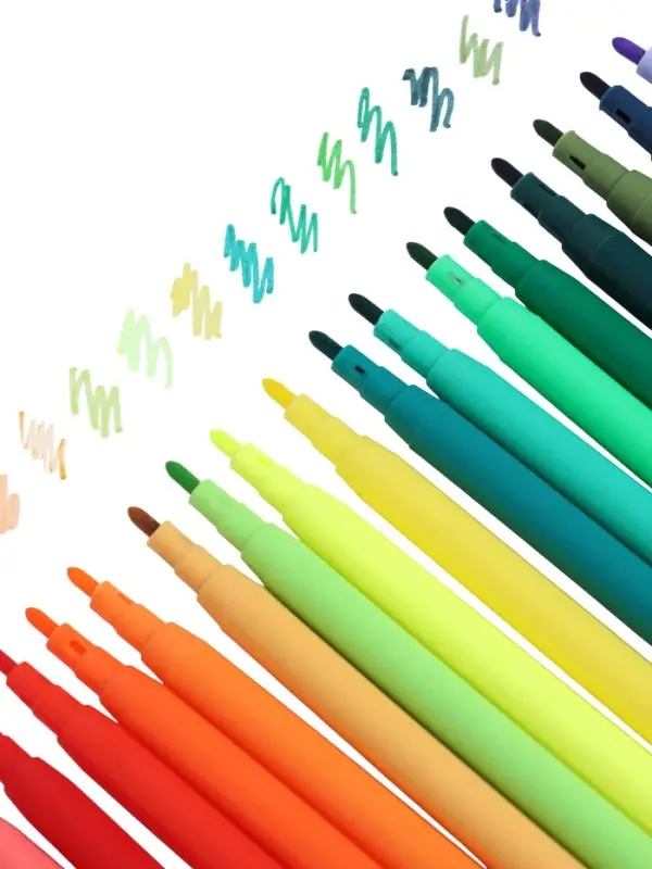 Фломастеры 36 цветов, вентилируемый колпачок, в картонной коробке