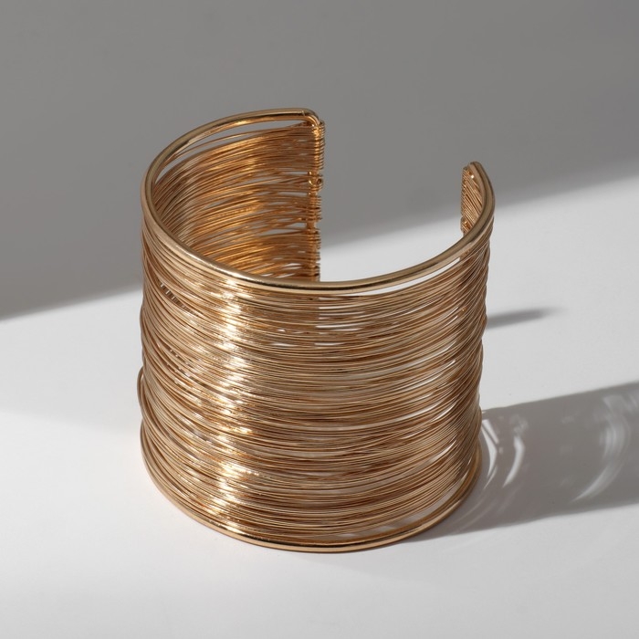 Браслет «Манжета» нити, цвет золото Браслет «Манжета» нити, цвет золото