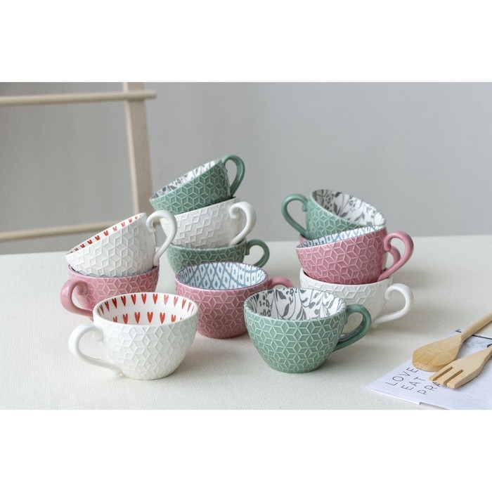 Кружка керамическая Дорого внимание «Сердечки», 290 мл Кружка керамическая Дорого внимание «Сердечки», 290 мл