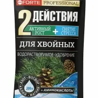 Удобрение водорастворимое для Хвойных с аминокислотами, Bona Forte, 100 г