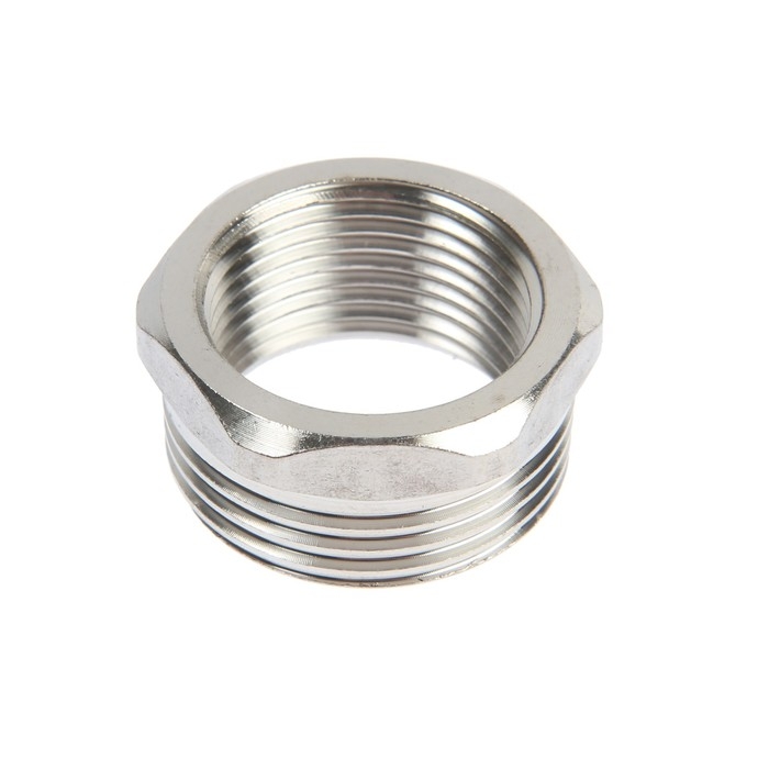 Футорка ZEIN engr, 3/4 Футорка ZEIN engr, 3/4" х 1", внутренняя/наружная резьба, нержавеющая сталь