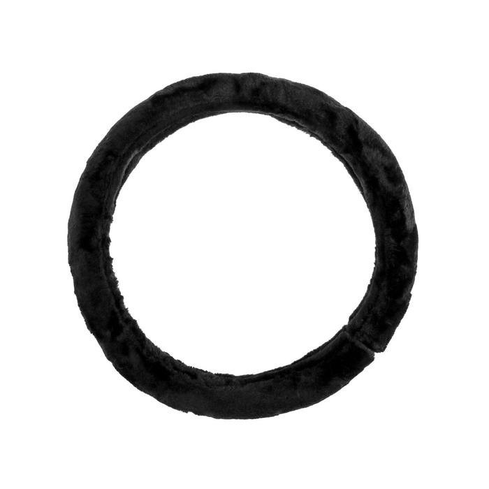 Оплетка на руль меховая, чёрный Оплетка на руль меховая, чёрный