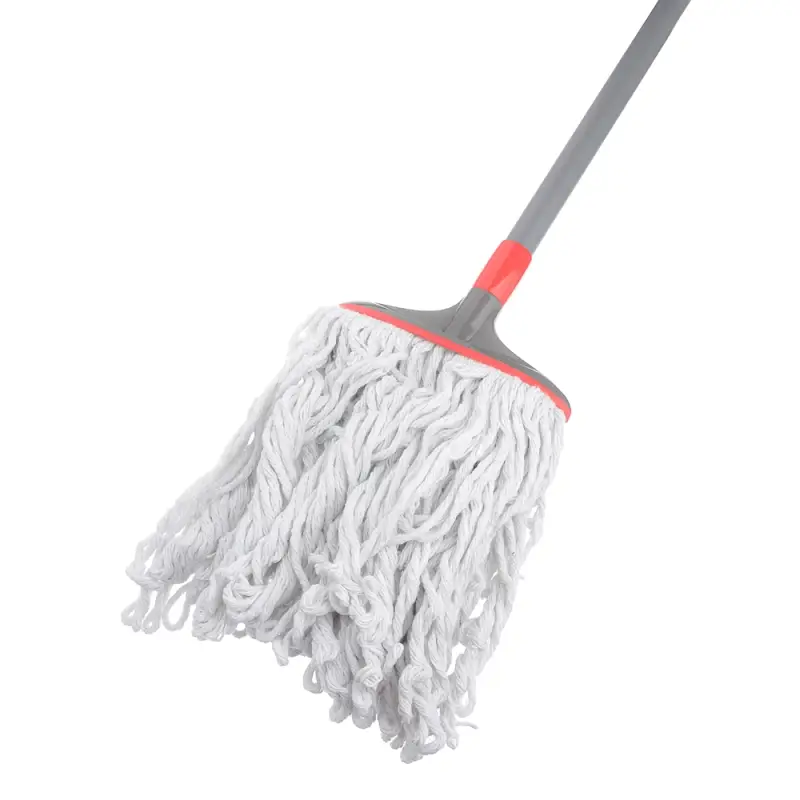 Швабра со сменной насадкой тм VETTA Премиум Грей, хлопок 240 гр., ручка 148 см