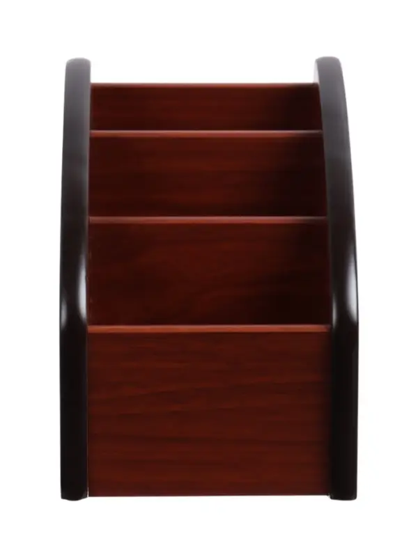 Органайзер 3 секции, серия Орех с кантом темным, 10&times;15.5 см