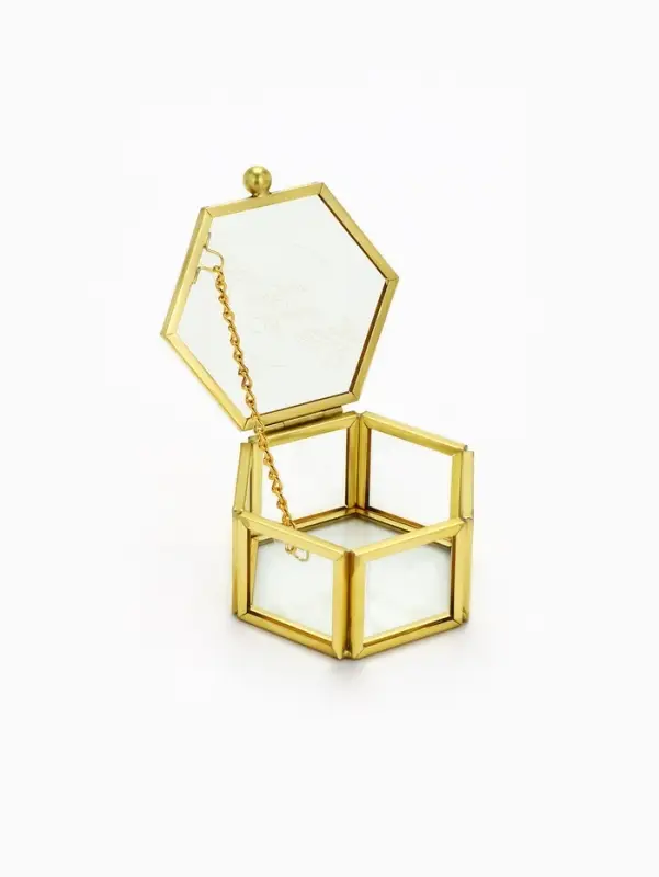 Шкатулка для украшений &laquo;Вместе навсегда&raquo;, 7&times;6&times;3.5 см, стекло