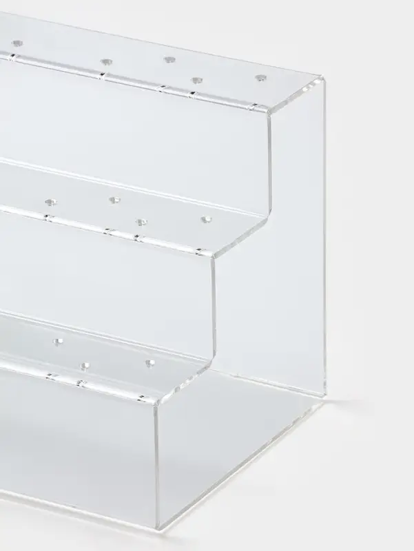 Подставка под леденцы, 18&times;17&times;25 см, оргстекло 3 мм, 3 ступеньки, вместимость на 24 шт.