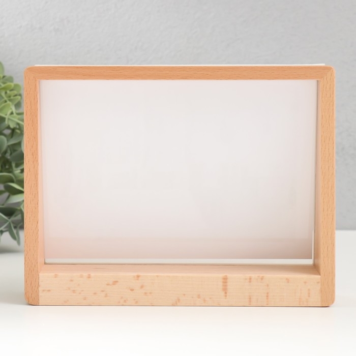 Фоторамка 12х17 см Фоторамка 12х17 см "Прозрачнось" бежевая 21,5х3х16,3 см