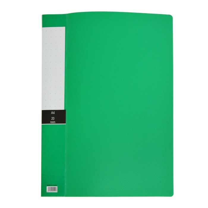 Папка А4, 20 файлов, 400 мкм, МИКС Папка А4, 20 файлов, 400 мкм, МИКС