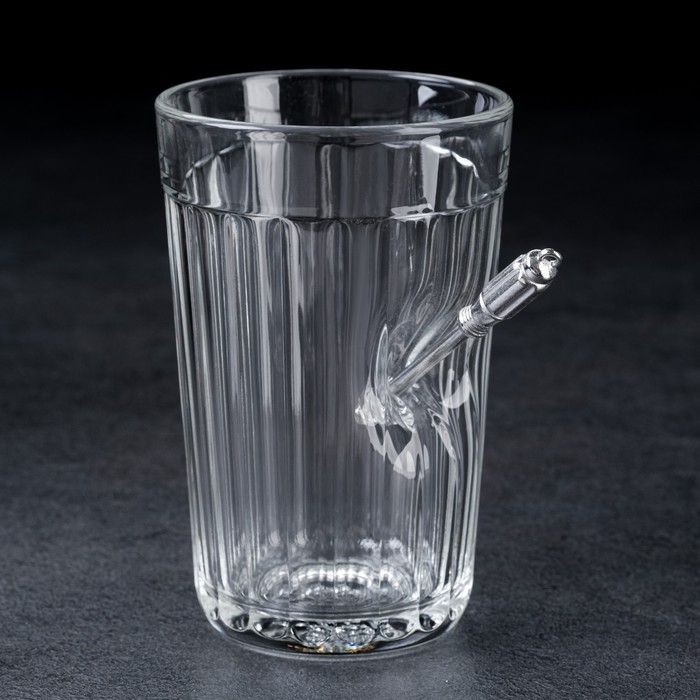 Стакан Стакан "Непробиваемый. Отвертка", граненый, 250 мл