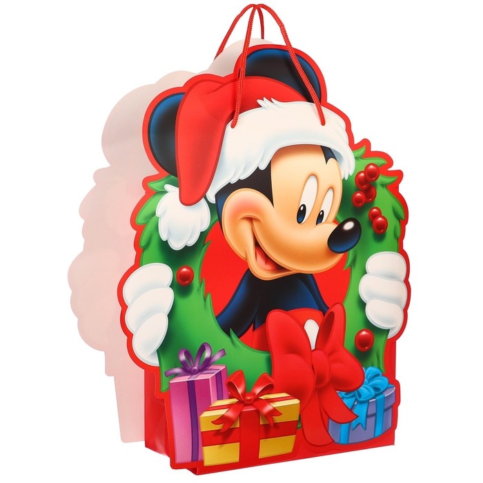 Пакет подарочный, 23х27х11.5 см, упаковка, Микки Маус Пакет подарочный, 23х27х11.5 см, упаковка, Микки Маус