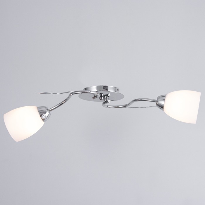 Люстра Люстра "Джил" 2х60Вт Е27 Хром 54х25х22см