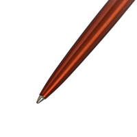 Ручка шариковая Parker Jotter Core K63 Chelsea Orange CT М 1.0 мм, корпус из нержавеющей стали, синие чернила