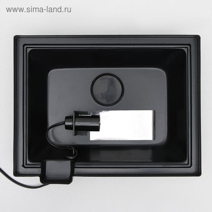 Аквариум Аквариум "Колонна" с крышкой, 24 литра, 28 х 21 х 40/45,5 см, чёрный