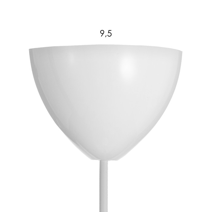 Люстра BayerLux Подвес BayerLux "Андриана 2" 1х15W E27 белый 30х30х21(+50)см