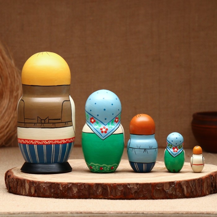 Матрёшка «Старорусская Матрёшка», 5 кукольная, люкс Матрёшка «Старорусская Матрёшка», 5 кукольная, люкс