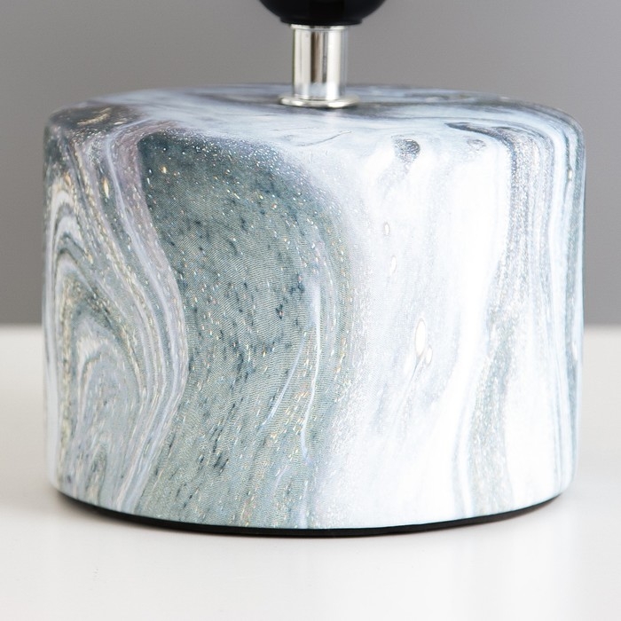 Настольная лампа Настольная лампа "Сафари К" Е27 40Вт бело-голубой 12,5х12,5х29 см RISALUX