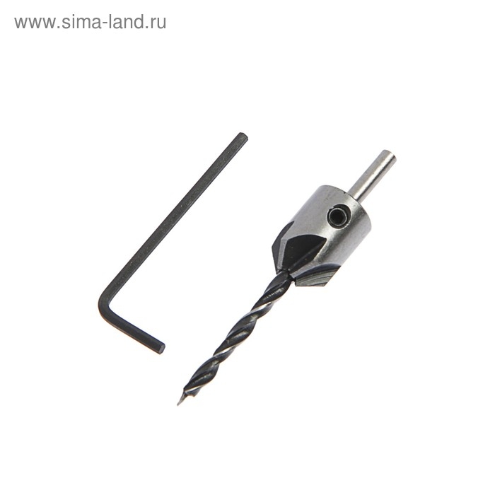 Сверло с зенкером ТУНДРА, 4 х 75 мм Сверло с зенкером ТУНДРА, 4 х 75 мм