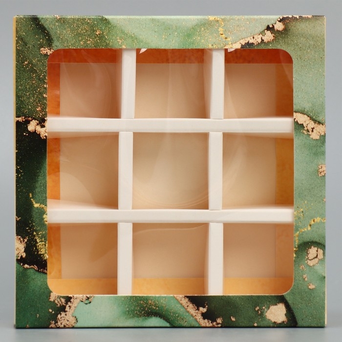 Коробка для конфет, кондитерская упаковка, 9 ячеек, «Любимому учителю» 14.5 х 14.5 х 3.5 см Коробка для конфет, кондитерская упаковка, 9 ячеек, «Любимому учителю» 14.5 х 14.5 х 3.5 см