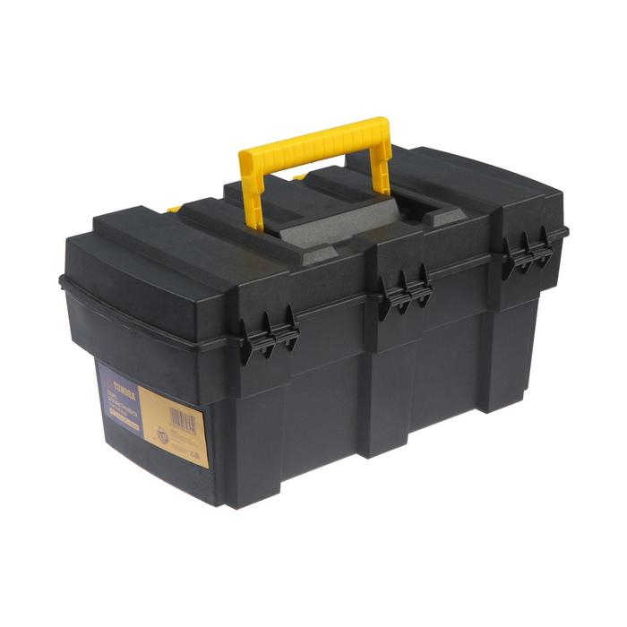 Ящик для инструмента ТУНДРА, 16 Ящик для инструмента ТУНДРА, 16", 420 х 225 х 200 мм, пластиковый, подвижный лоток