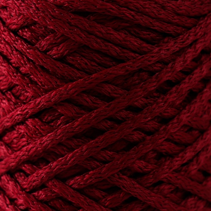 Шнур полиэфирный без сердечника 5 мм 100м/210г (+/- 5%) бордовый-153 Шнур полиэфирный без сердечника 5 мм 100м/210г (+/- 5%) бордовый-153