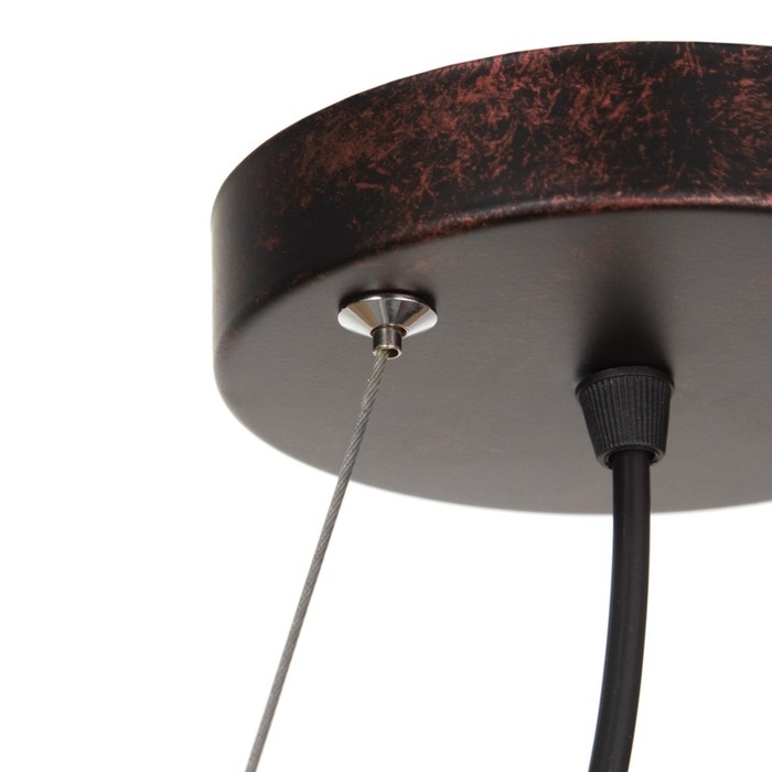 Подвес "Тубо" 10хЕ27 40Вт черный-медь 7х5х7-127см BayerLux