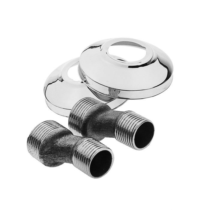 Смеситель для ванны Смеситель для ванны "ОЛИМП" ОС7602, двухвентильный, длина излива 30 см, хром