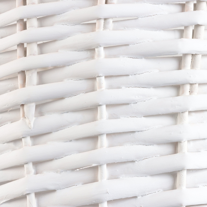 Набор корзин из 3 шт, D39xH26 см, D33xH23 см, D27xH20 см, белый, ива Набор корзин из 3 шт, D39xH26 см, D33xH23 см, D27xH20 см, белый, ива