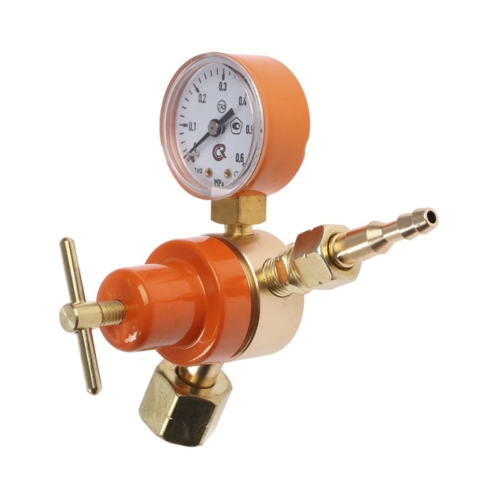 Редуктор пропановый ТУНДРА, 5 м3/ч, рабочее/на входе 0.3/2.5 МПа, алюминий Редуктор пропановый ТУНДРА, 5 м3/ч, рабочее/на входе 0.3/2.5 МПа, алюминий