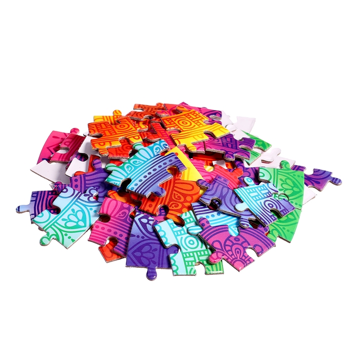 Круглый пазл в термостакане «Мандала», 77 деталей, 350 мл Круглый пазл в термостакане «Мандала», 77 деталей, 350 мл