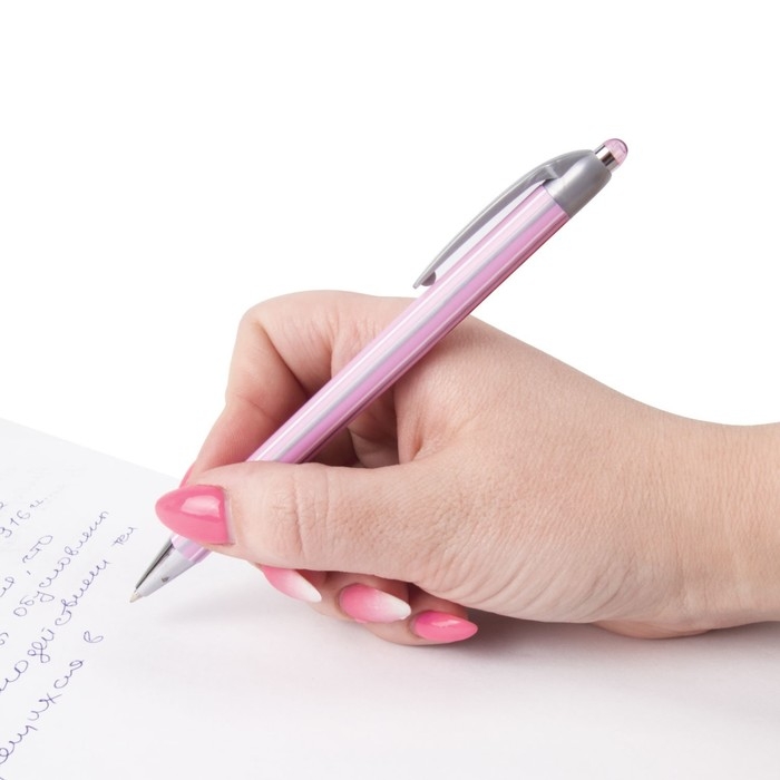 Ручка шариковая автоматическая BRAUBERG Sakura, узел 0.5 мм, чернила синие Ручка шариковая автоматическая BRAUBERG Sakura, узел 0.5 мм, чернила синие