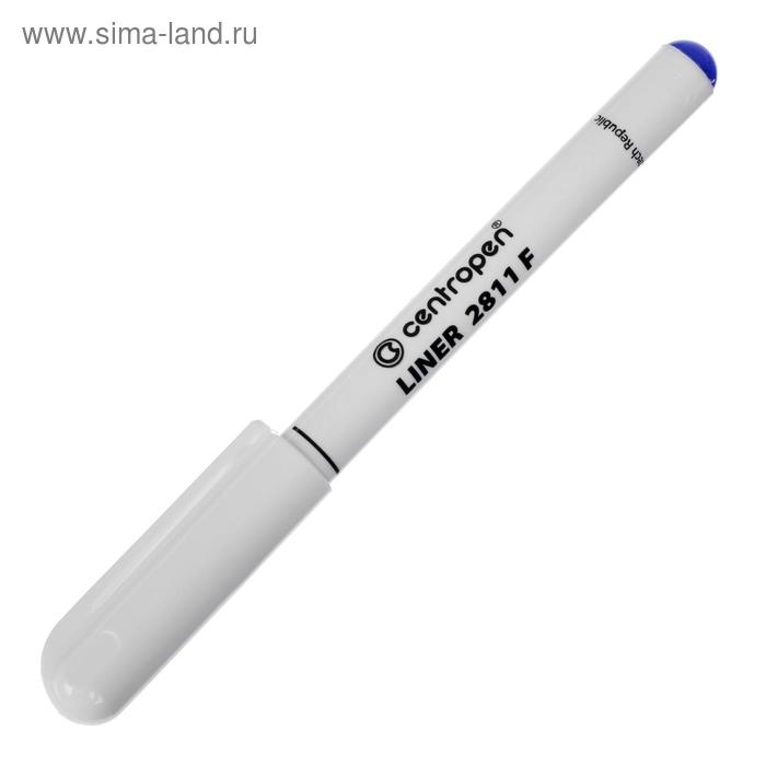 Ручка капиллярная, 0.8 мм, Centropen 2811/06, линия 0,3 мм, цвет синий, длина письма 1500 м Ручка капиллярная, 0.8 мм, Centropen 2811/06, линия 0,3 мм, цвет синий, длина письма 1500 м