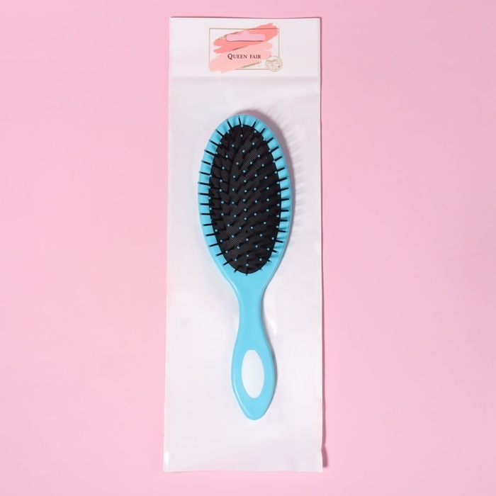 Расчёска массажная, 7 &times; 22 см, цвет МИКС