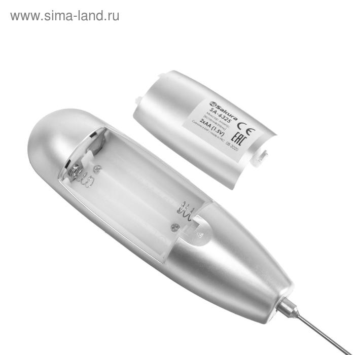 Капучинатор-миксер Sakura SA-6325, питание от 2хАА, серый Капучинатор-миксер Sakura SA-6325, питание от 2хАА, серый