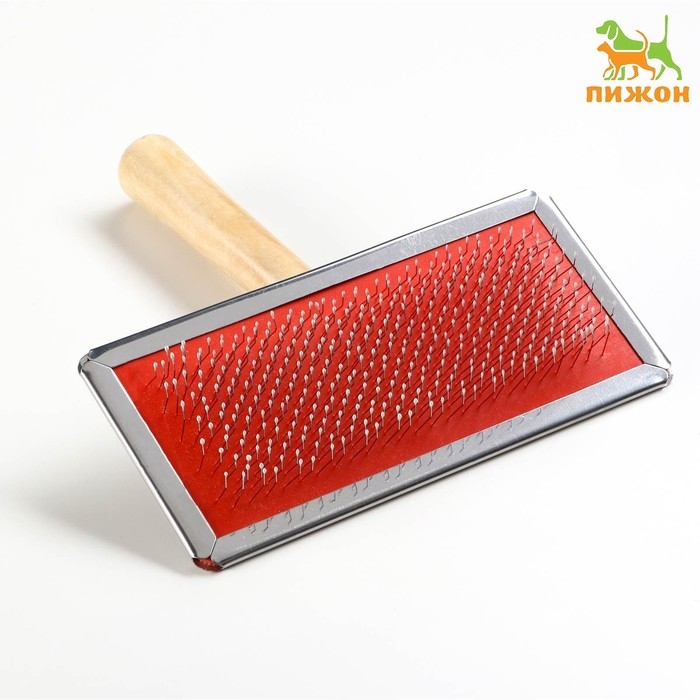 Пуходерка Wood большая узкая с каплями, 12 х 13 см, деревянная ручка Пуходерка Wood большая узкая с каплями, 12 х 13 см, деревянная ручка