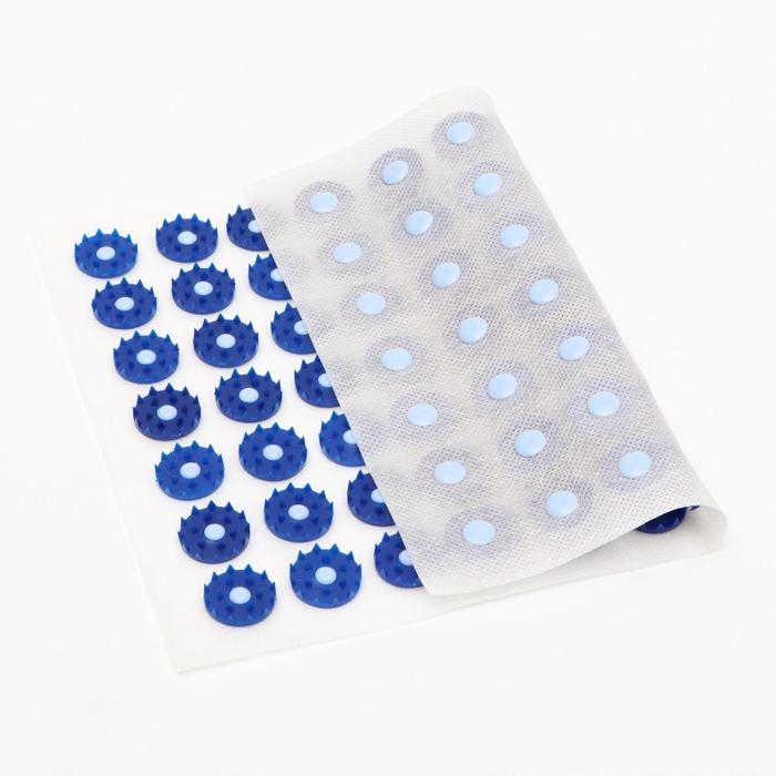 Аппликатор Аппликатор "Кузнецова", 70 колючек, спанбонд, 23 х 32 см, синий.