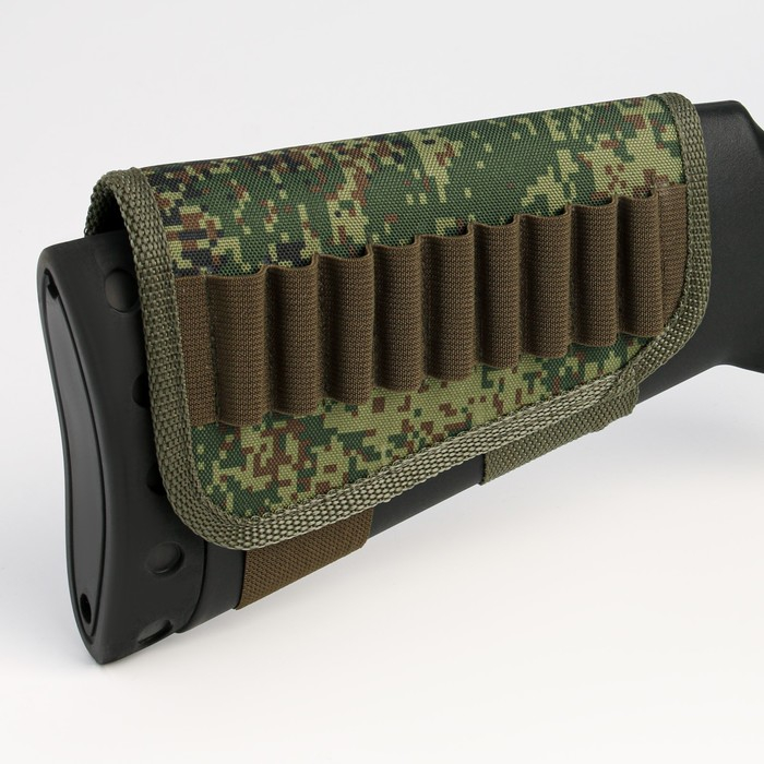 Патронташ на приклад под калибр 7,62 мм, на 9 патронов, ткань Патронташ на приклад под калибр 7,62 мм, на 9 патронов, ткань